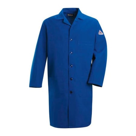 Vf Imagewear Bulwark  Lab Coat, Royal Blue, Nomex /Aramid , L KNL2RBRGL